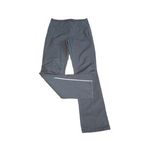 Lululemon Athletica pull on grey yoga athletic straight leg workout pant size 6